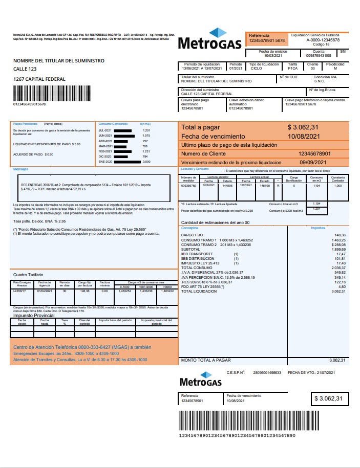  Minol USA business utility bill 